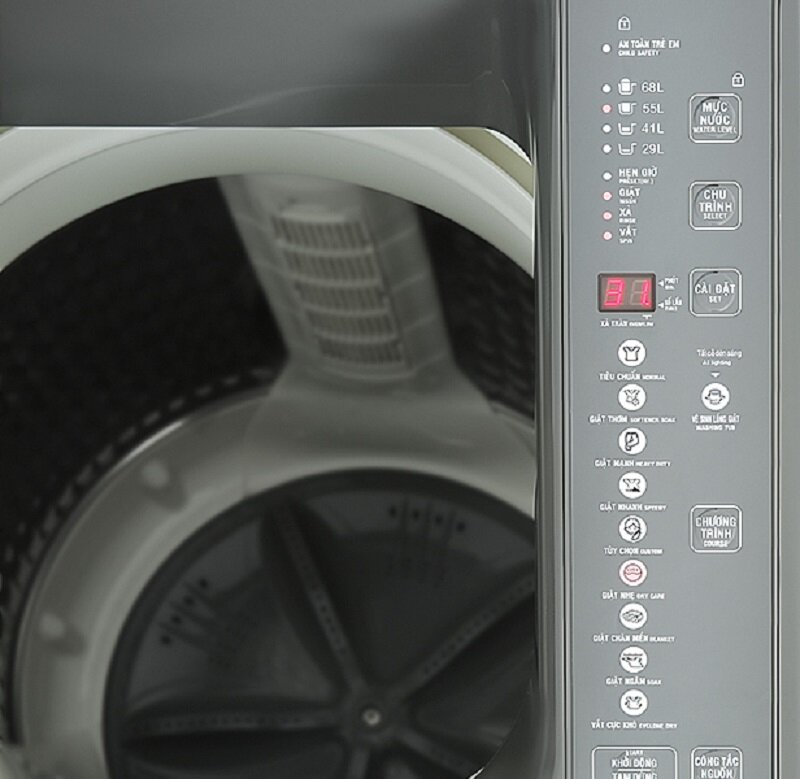 Evaluating the quality of the 9kg Aqua top-load washing machine AQW-F91GT.S