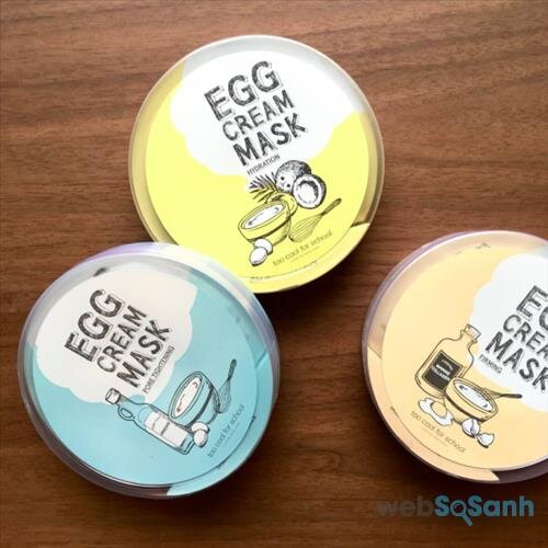 Mặt nạ kem trứng Egg Cream Mask của Too Cool For School