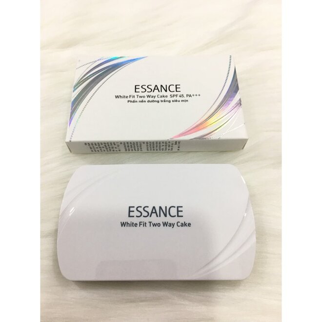 Phấn nền dưỡng trắng siêu mịn Essance White Fit Two Cake 11g