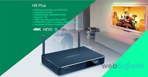 Android Tivi Box Himedia H8 Plus