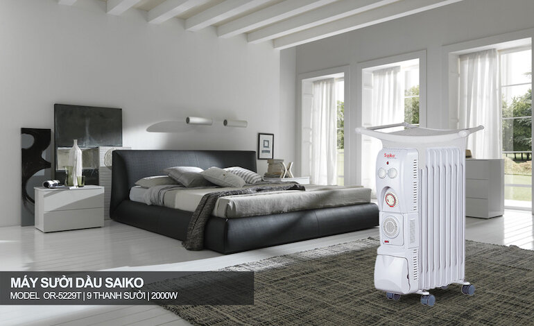 Máy sưởi dầu Saiko có những ưu điểm nào?