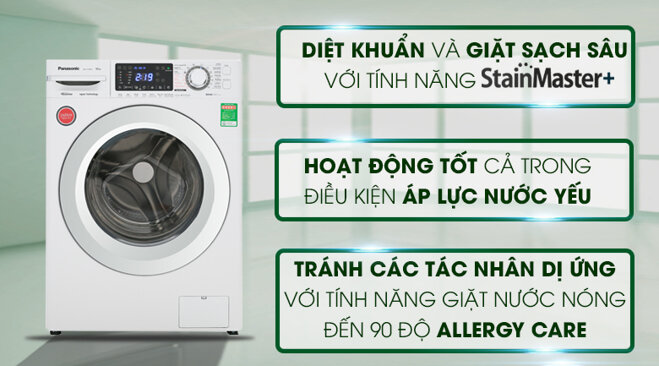 máy giặt panasonic 9kg