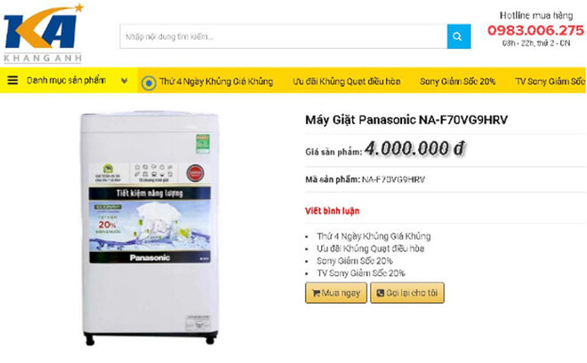 Máy giặt lồng đứng Panasonic NA-F80VG9HRV