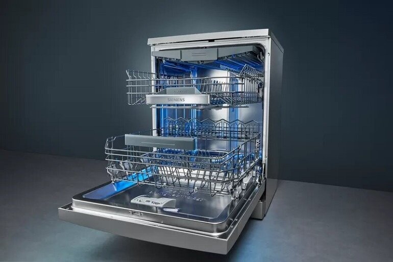 Thiết kế máy rửa bát Siemens SX87YX01CE âm tủ tinh tế, hiện đại