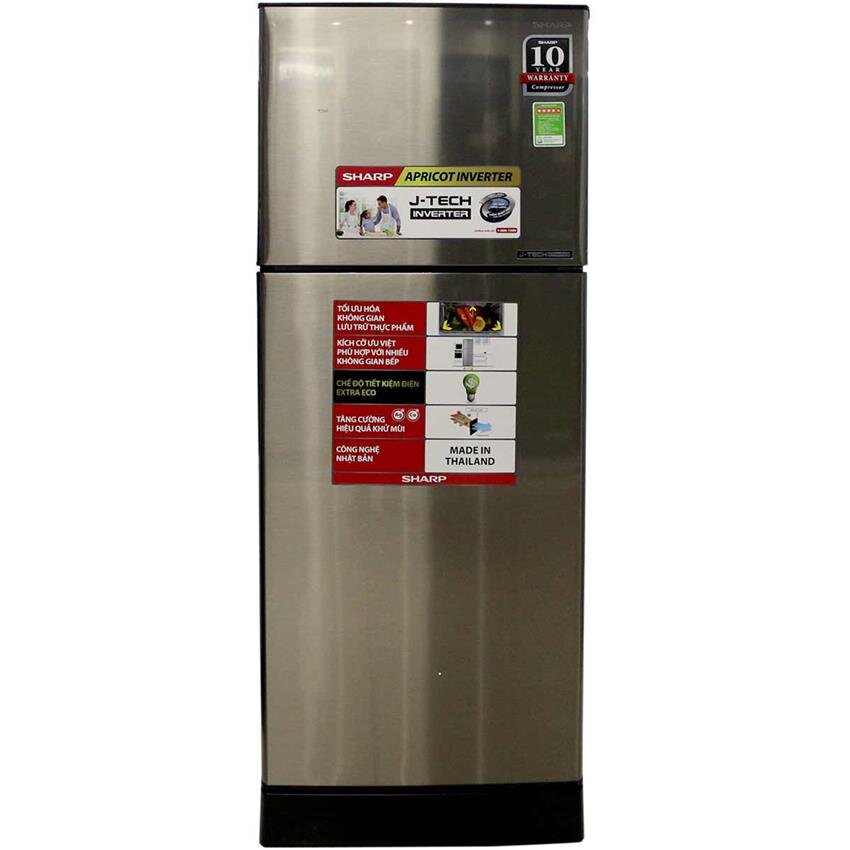 Tủ lạnh Sharp SJ-X201ESL có dung tích khá lớn và hội tụ đầy đủ 7 tính năng ưu việt