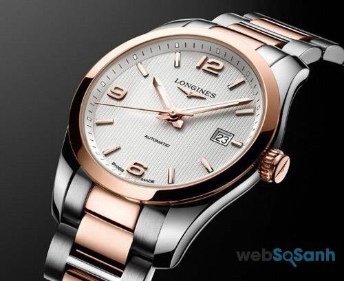 Kim đồng hồ Longines chính hãng được chế tác tinh tế