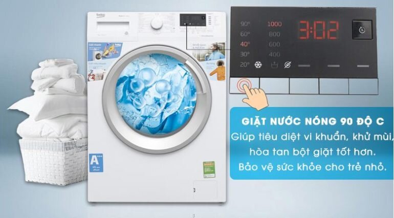 Máy giặt Beko Inverter 7 kg WTE 7512 XS0