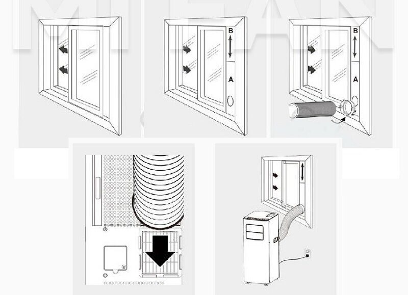 Máy lạnh di động Xiaomi New Widetech KY-26EAW1 gây 