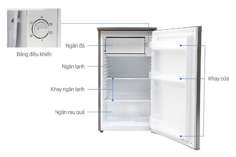 Tủ lạnh mini Beko 90 lít RS9050P