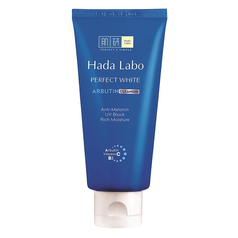 Sữa rửa mặt trắng da Hada Labo Perfect White Cleanser