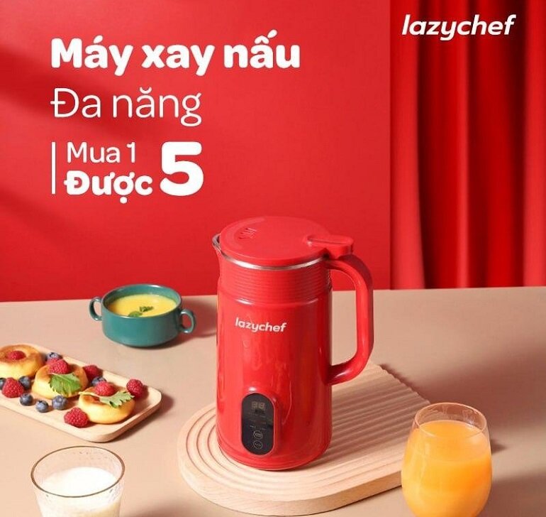 Máy xay nấu đa năng 5 in 1 LazyChef có giá khá rẻ