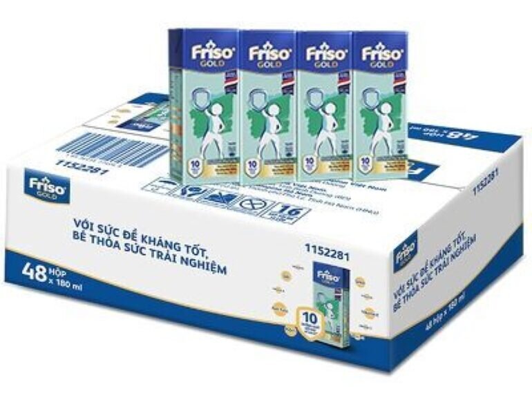 Sữa Friso Gold 4 pha sẵn cho bé trên 1 tuổi