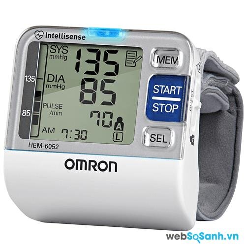Máy đo huyết áp cổ tay Omron tốt nhất năm 2016: máy đo huyết áp Omron 