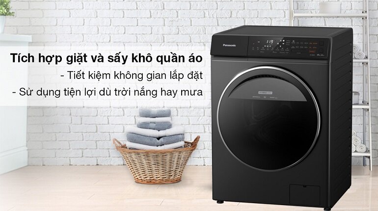 Máy giặt sấy Panasonic Inverter 9.5 kg kg NA-S956FR1BV
