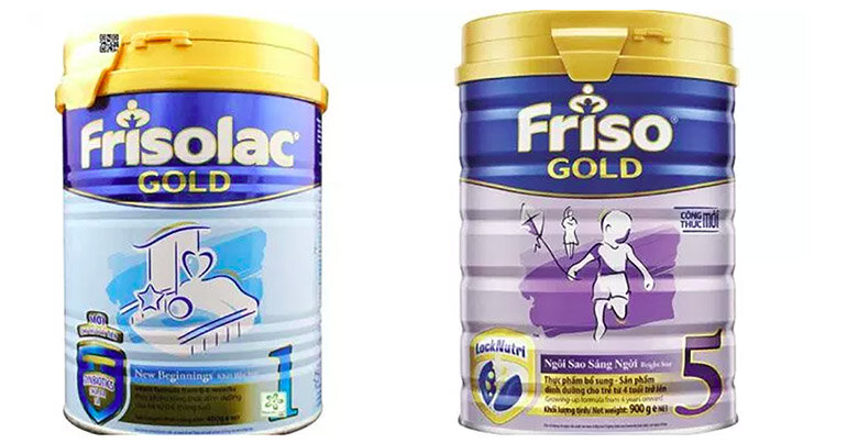 So sánh sự khác biệt giữa hai dòng sữa bột cho bé Friso Gold và Frisolac Gold