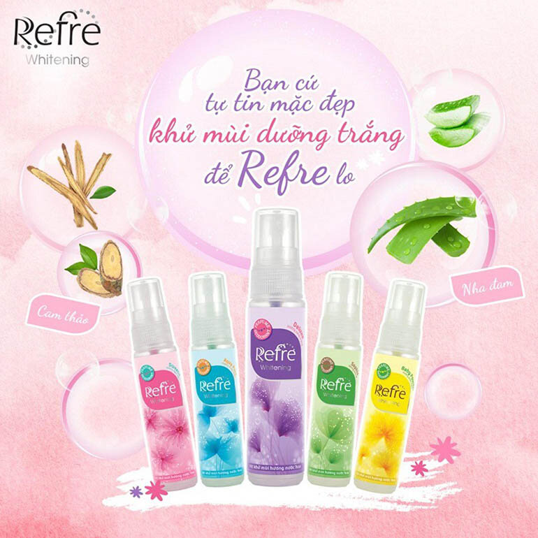 Xịt khử mùi Refre review