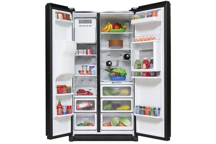Tủ lạnh với dung tích lớn thích hợp cho gia đình đông người