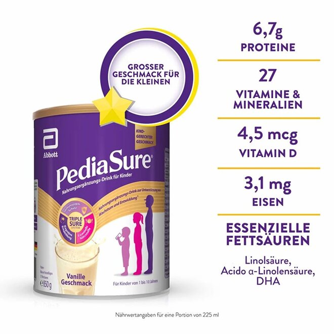 Đánh giá sữa Pediasure Đức, so sánh với các dòng sữa khác