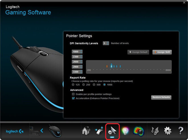 Hướng dẫn sử dụng LOGITECH GAMING