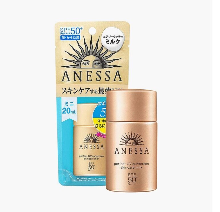 Kem chống nắng ANESSA Perfect UV sunscreen skincare milk SPF 50+ PA++++