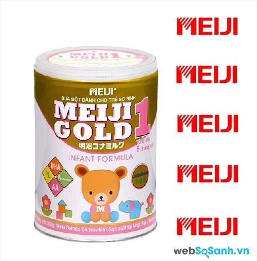 Sữa bột Meiji Gold 1 (nguồn: internet)