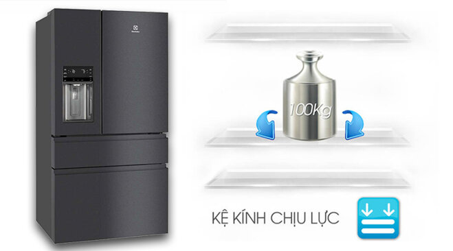 Tủ lạnh electrolux có khay chịu lực cao