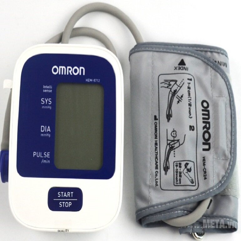 Máy đo huyết áp điện tử Omron Hem-8712 tiện lợi sử dụng tại nhà 