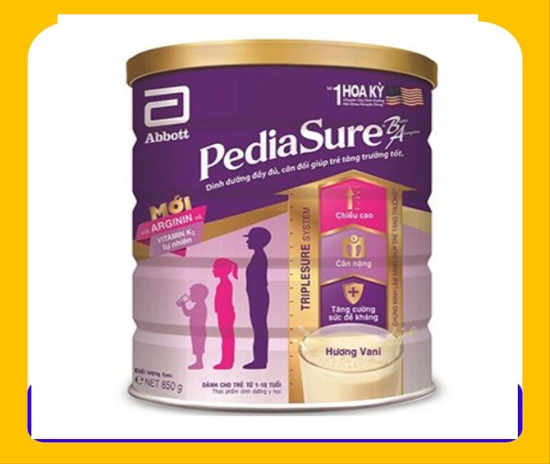 Sữa PediaSure BA được đánh giá là loại sữa tăng cân tốt nhất cho trẻ dưới 1 tuổi hiện nay