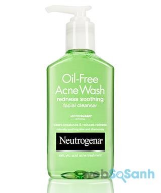  Neutrogena Oil-Free Acne Wash Redness Soothing Facial Cleanser 