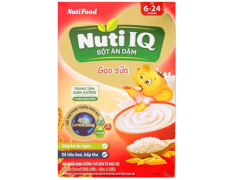 Bột ăn dặm cho bé Nutifood Nuti IQ