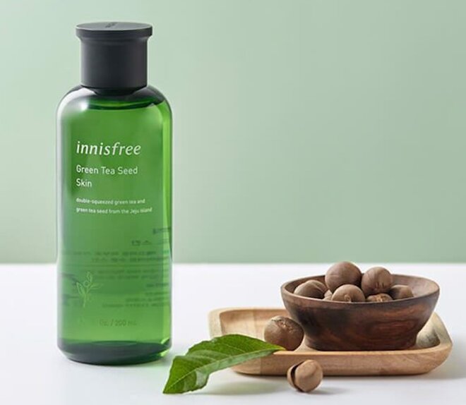 Nước Hoa Hồng Innisfree cho da dầu Green Tea Seed Skin