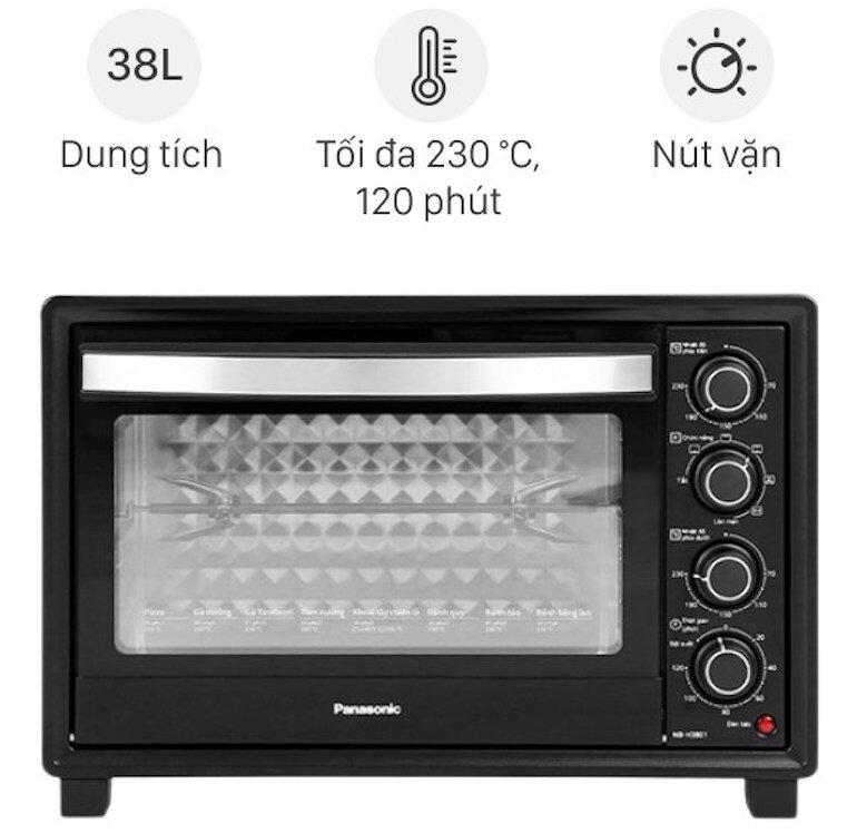 Lò nướng Panasonic 38L NB-H3801KRA