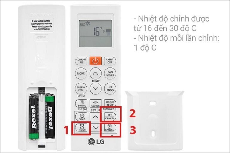 cách sử dụng điều khiển điều hòa LG mới nhất 2023