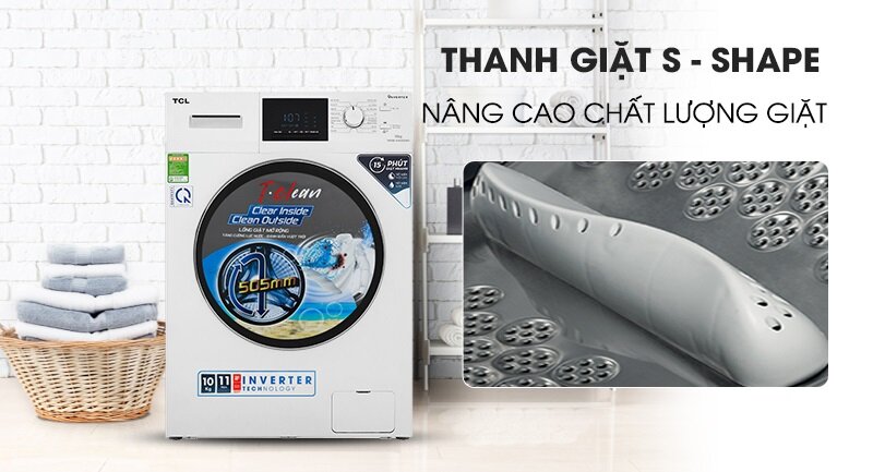 Đánh giá máy giặt TCL Inverter 10 kg TWF100-M14303DA03: Rất rẻ mà còn tiết kiệm điện