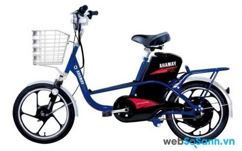 Xe đạp điện Yamaha có kiểu dáng khá đẹp mắt, nhỏ gọn