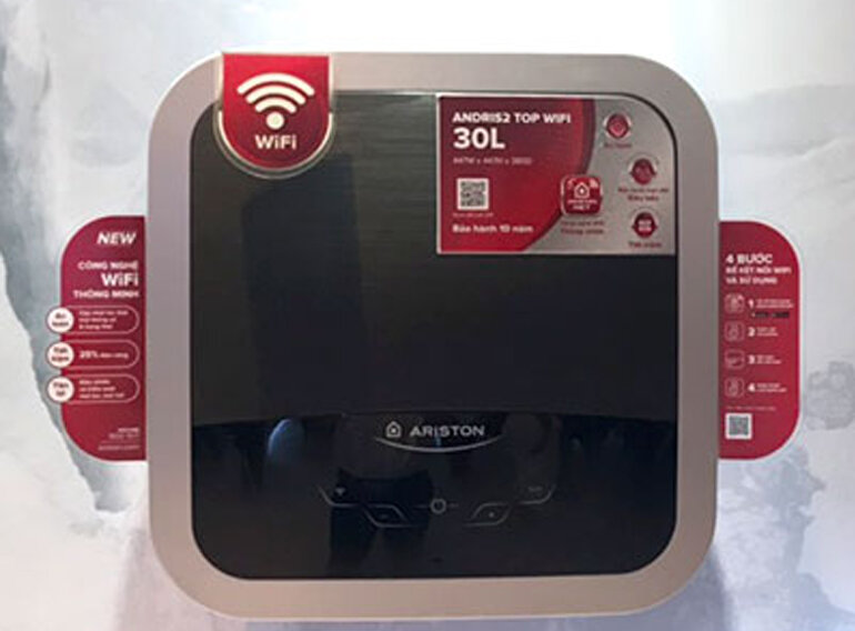 Bình nóng lạnh Ariston Andris2 Top wifi 30L - Giá tham khảo: 4.800.000 vnđ