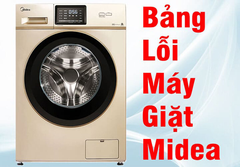 Máy giặt Midea báo lỗi E12