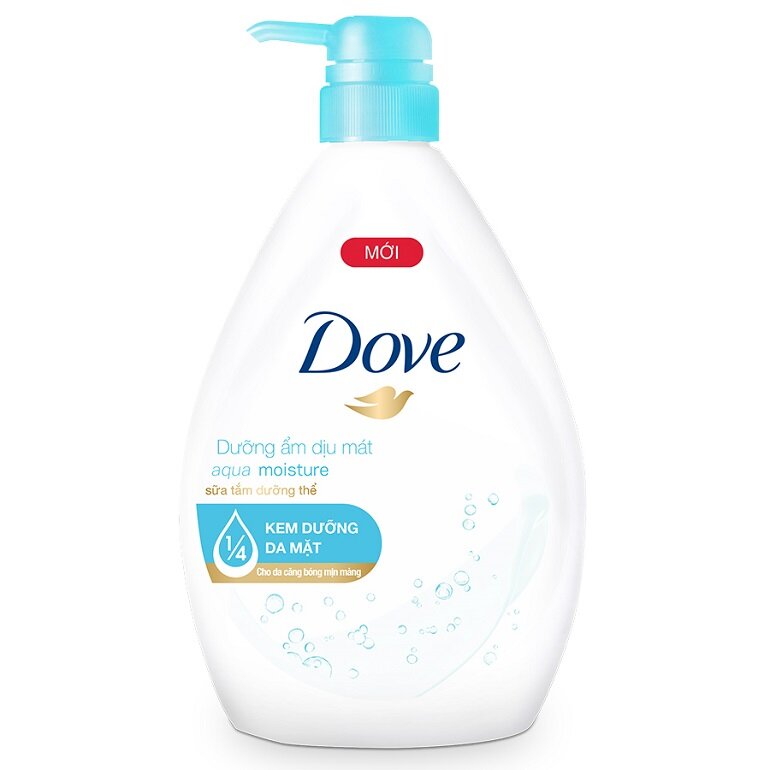 Sữa tắm Dove dưỡng ẩm dịu mát – Aqua Moisture Bath Gel