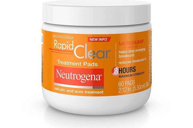 Miếng đắp trị mụn siêu tốc Neutrogena Rapid Clear Maximum Strength Treatment Pads