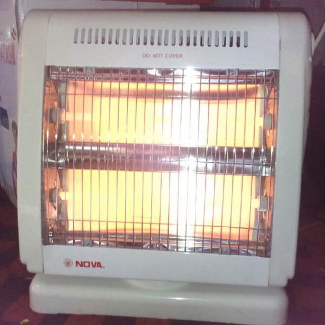 Quạt sưởi Nova 2 bóng với công suất 400W mỗi bóng