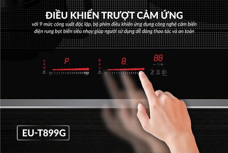 Bếp từ Eurosun EU-T899G sang trọng, tinh tế và hiện đại