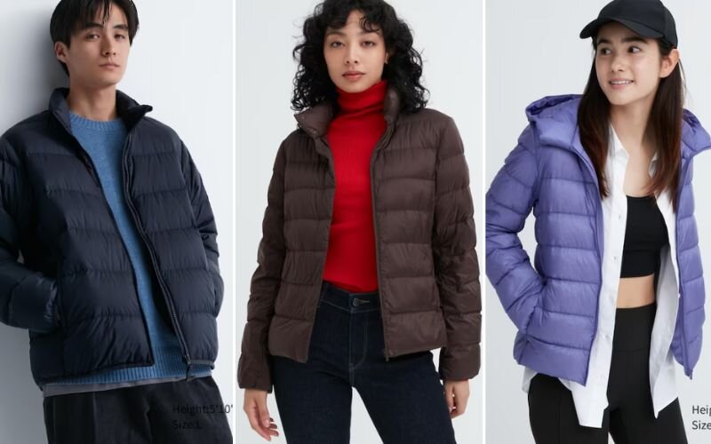 Hướng dẫn chọn size áo lông vũ Uniqlo