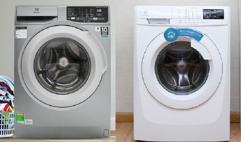 so sánh 2 máy giặt giá 5 triệu Electrolux ( lồng ngang)