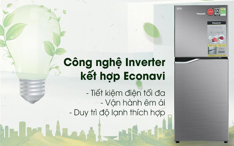 Tủ lạnh Panasonic Inverter 167 lít NR-BA189PPVN mẫu mã 2020 vẫn được nhiều người tìm kiếm