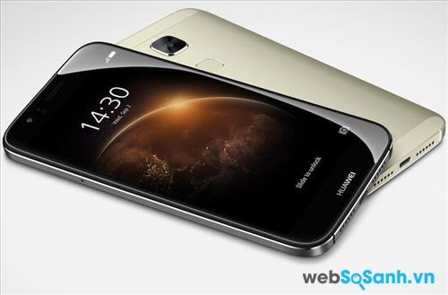 Smartphone Huawei G7 Plus sở hữu màn hình lớn 5.5 inch được bảo vệ bởi kính cường lực cong 2.5D