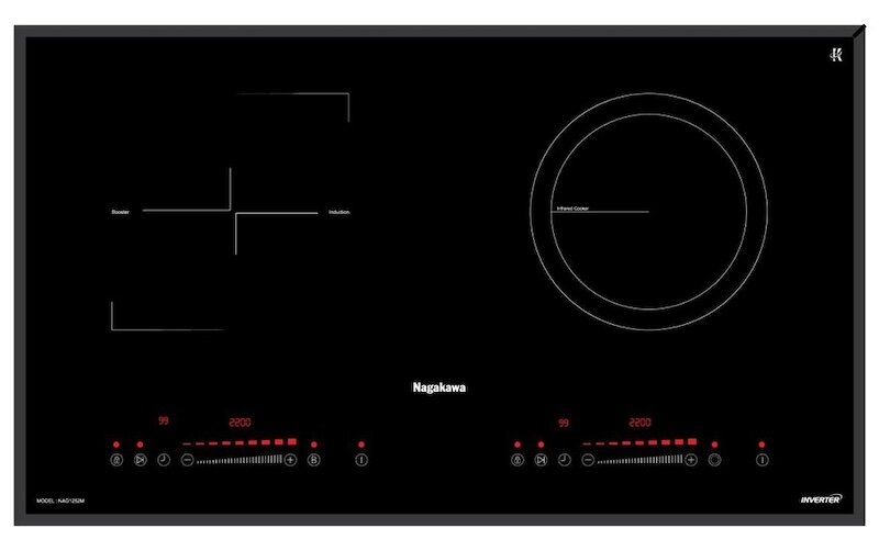 Bếp từ hồng ngoại Nagakawa NAG1252M tiện lợi, hiệu suất cao, tiết kiệm điện năng