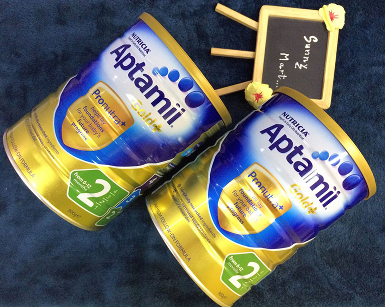 Aptamil Gold Úc số 2 cung cấp nhiều loại vitamin, khoáng chất (Nguồn: sunnymart.vn)