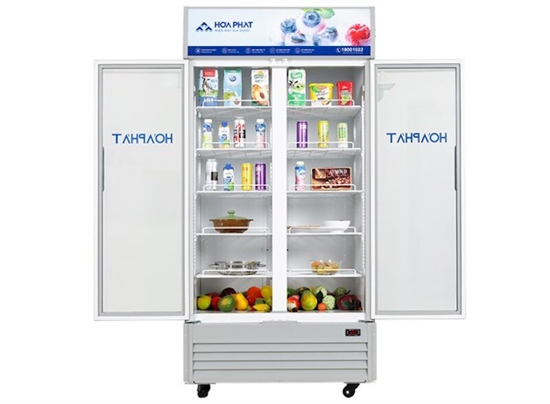 8 Lý do nên chọn tủ mát Hòa Phát Inverter 2 cánh 812 Lít HSR D8812