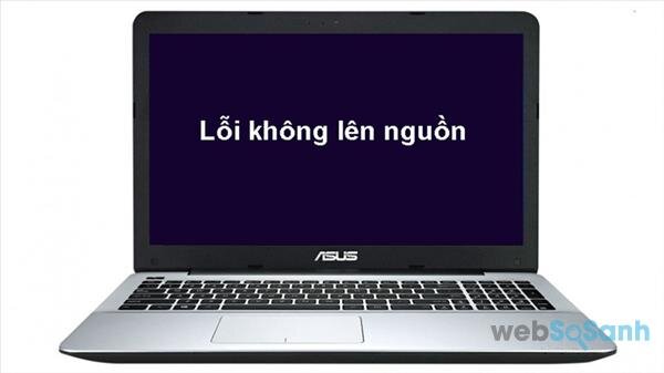 laptop không lên nguồn