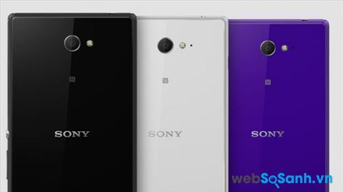 Camera chính của Xperia M2 có độ phân giải 8 MP